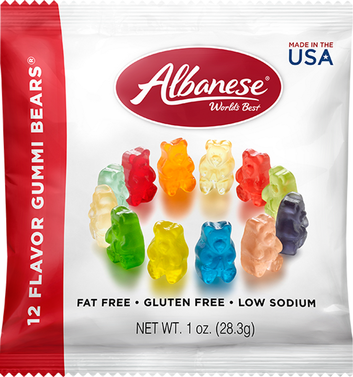 Albanese 12 Flavor Gummi Bears® – 1oz Package