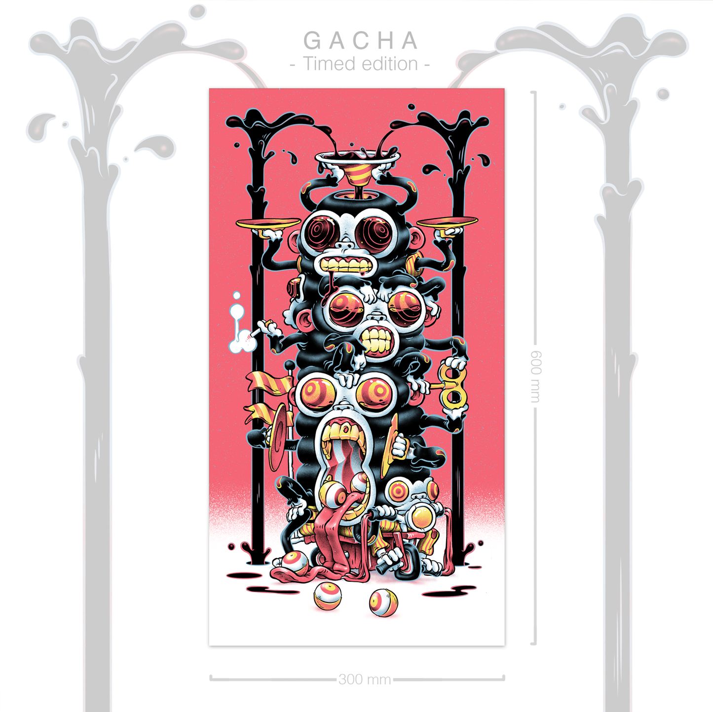 Gacha x Twei Giclee Print Presale