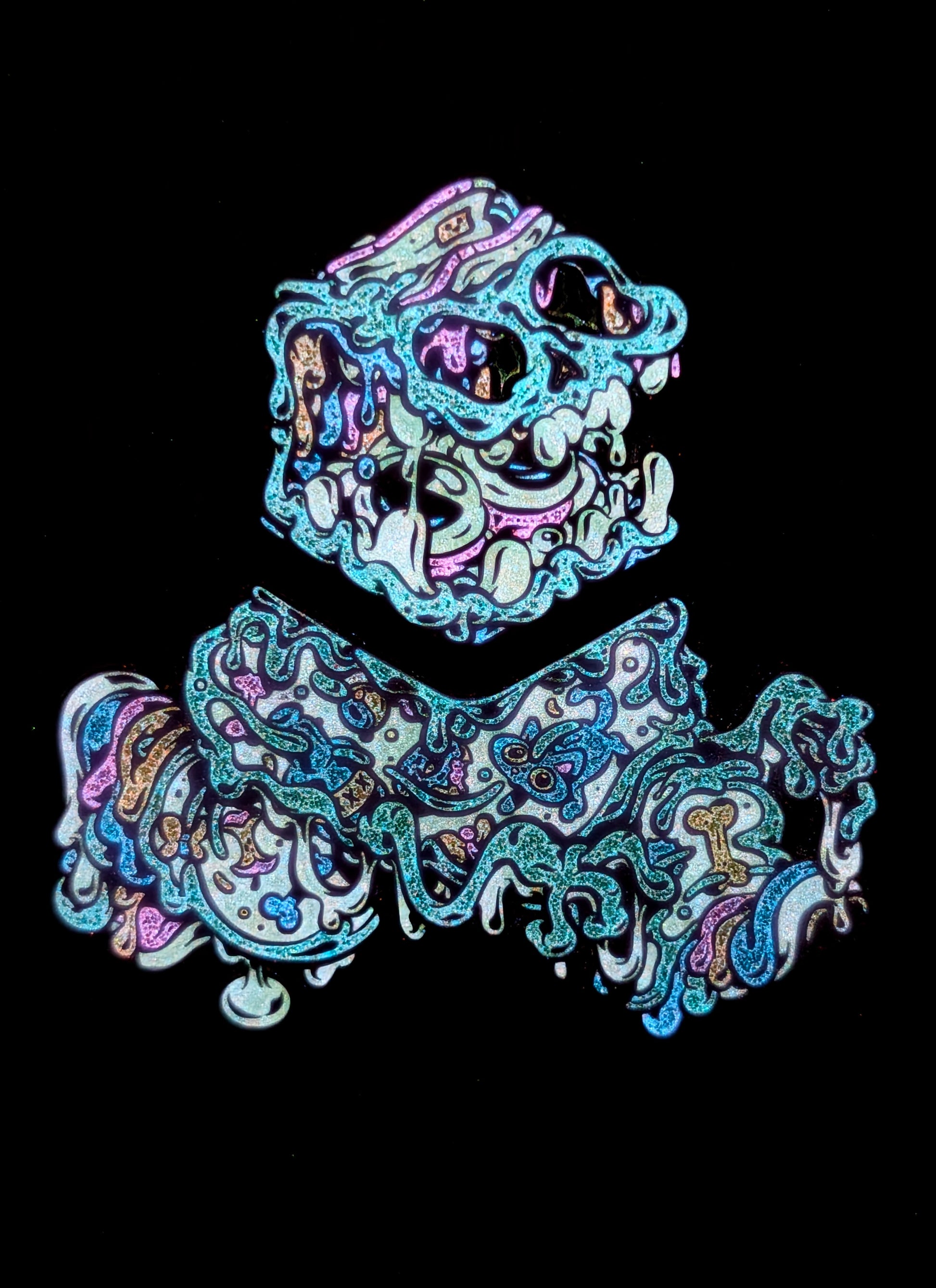  LE 25 ONE MANS TREASURE PURPLE DYED GLOW IN DARK PHOTO