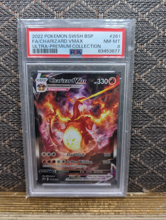 PSA 8 Charizard VMAX Premium Collection Promo