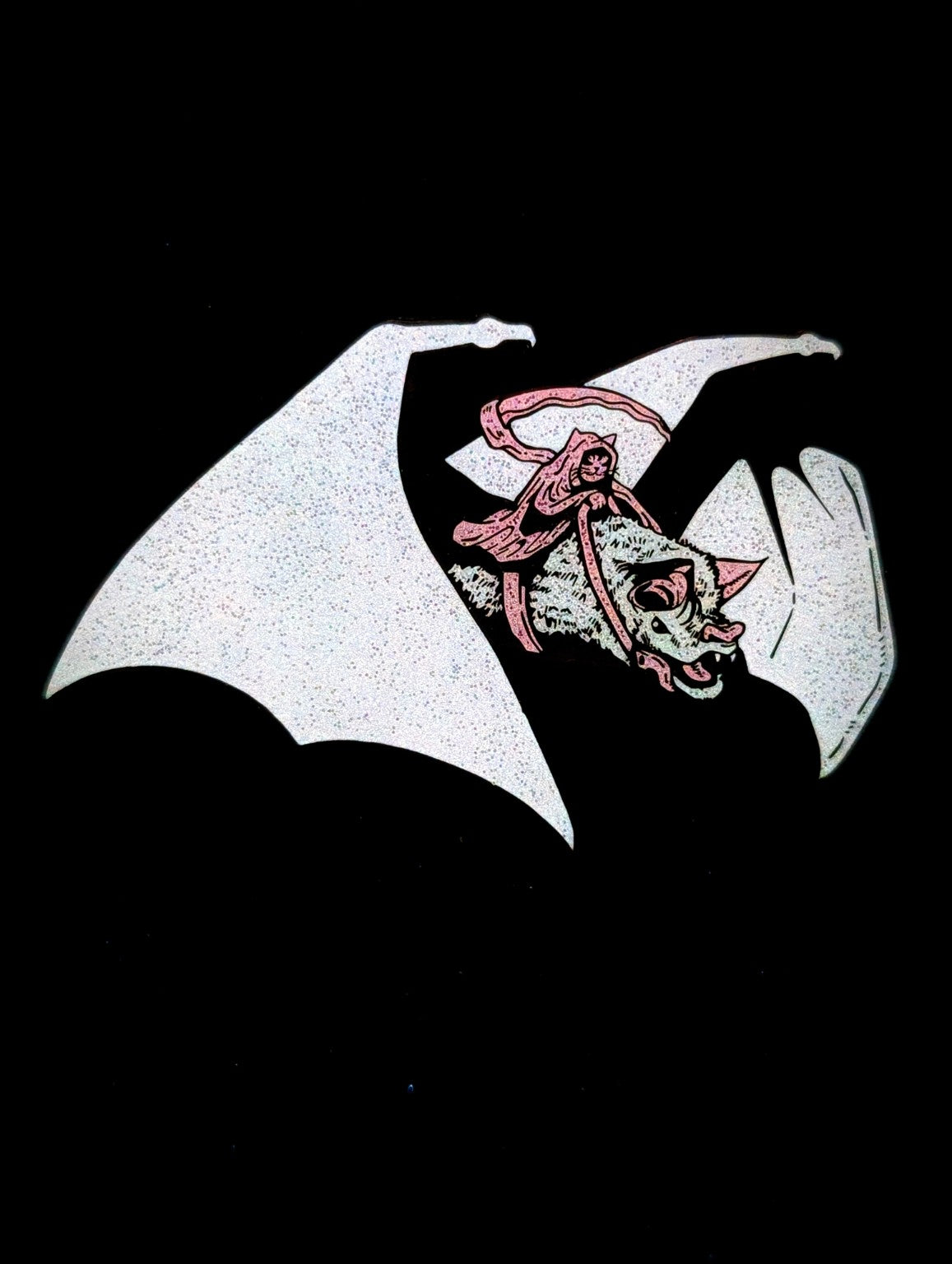 Reapuur v2 x Whump pin with glowing wings and pink accents